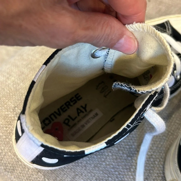 Comme Des Garçons Play x Converse Chuck 70  Hi top Sneakers - Picture 10 of 12